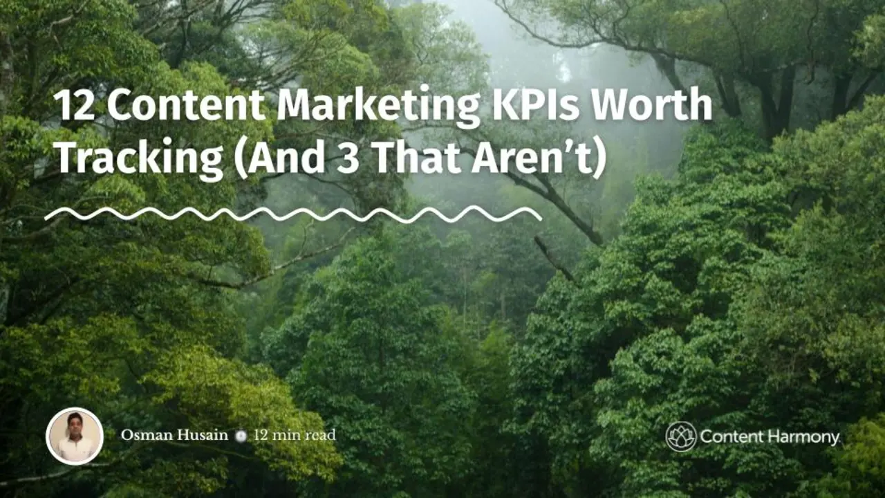 What is the most important KPI for content marketing?